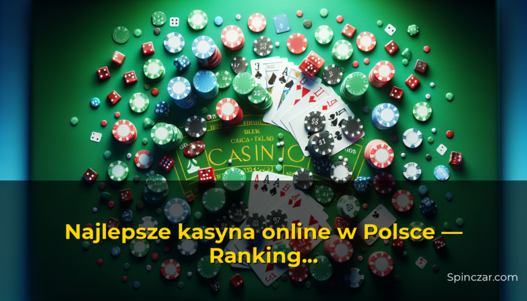 Najlepsze kasyna online w Polsce — Ranking 2026 — Spinczar.com