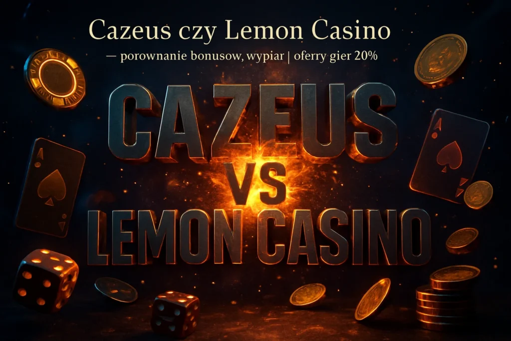 Cazeus czy Lemon Casino — porównanie bonusów, wypłat i oferty gier 2026 — Spinczar