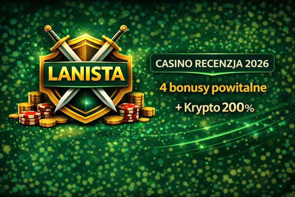 Lanista Casino Recenzja 2026 — 4 bonusy powitalne + Krypto 200%