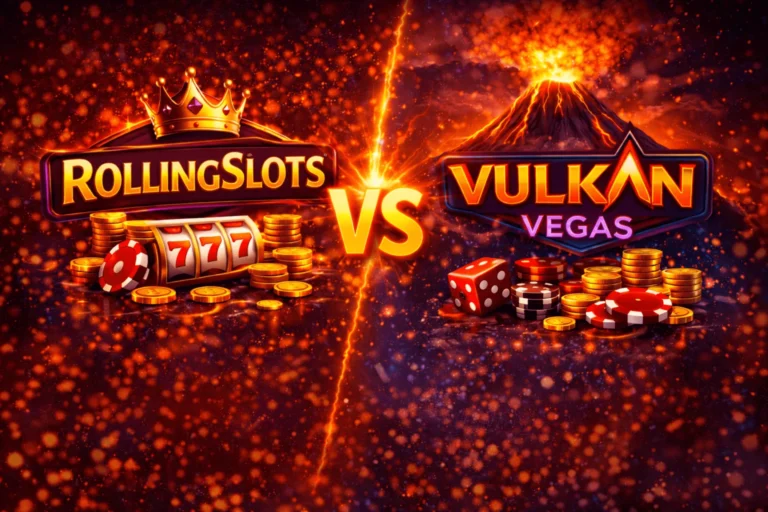 RollingSlots czy Vulkan Vegas — które kasyno lepsze dla polskich graczy? Porównanie 2026