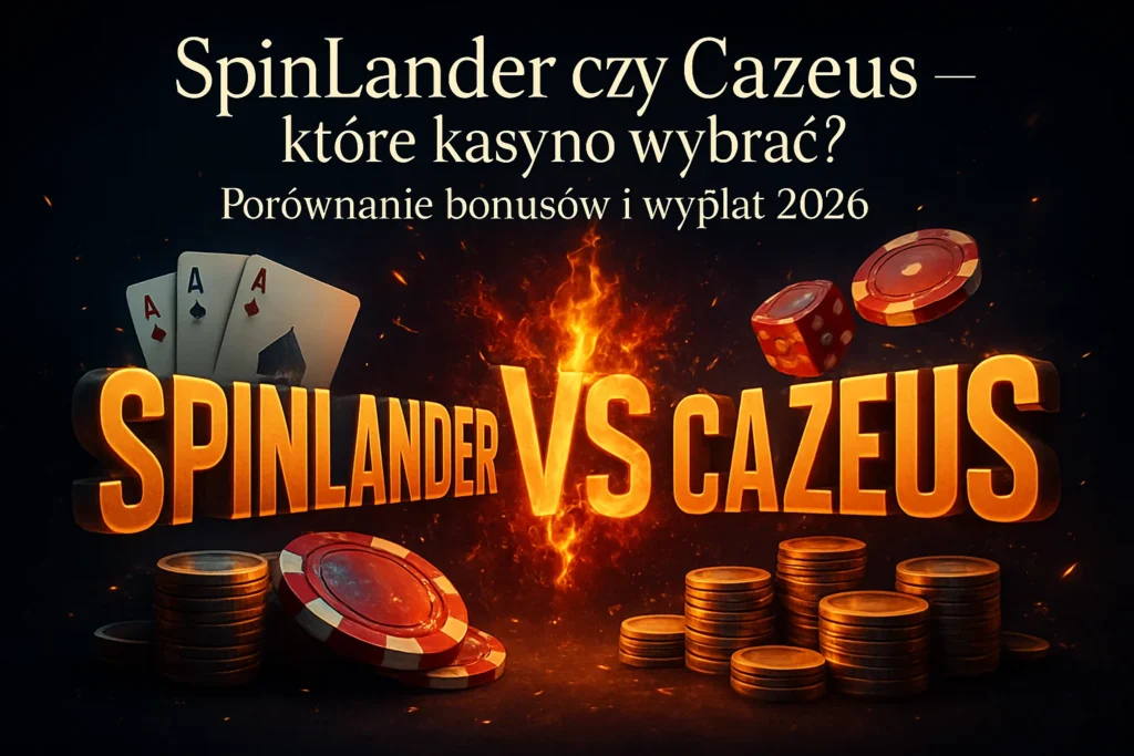 SpinLander czy Cazeus — które kasyno wybrać? Porównanie bonusów i wypłat 2026 — Spinczar