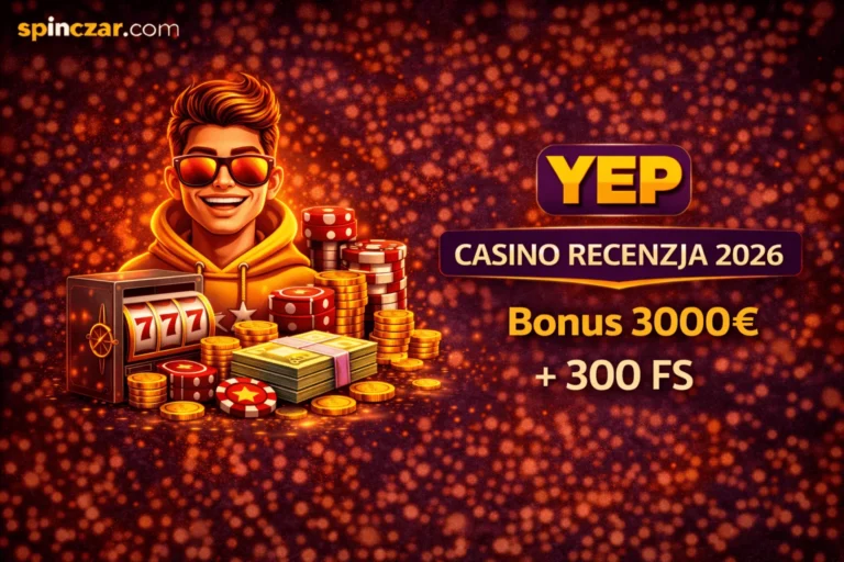 YEP Casino Recenzja 2026 — Bonus 3000€ + 300 FS